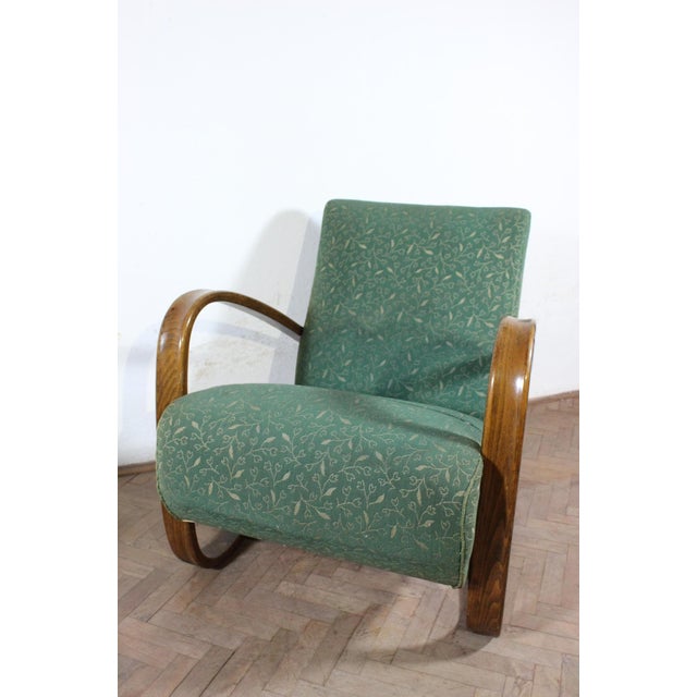 1930s H-2269 Lounge Chair by Jindrich Halabala, 1930s For Sale - Image 5 of 5