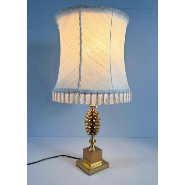 Hollywood Regency Pine Cone Table Lamps from Maison Charles, France, 1970s, Set of 2 For Sale - Image 11 of 18
