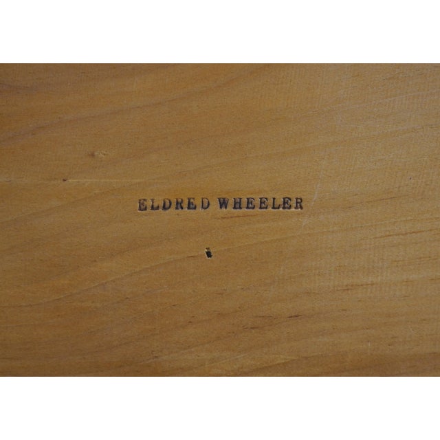 Eldred Wheeler Inlaid Maple Blanket Chest W. Drawers For Sale - Image 12 of 12