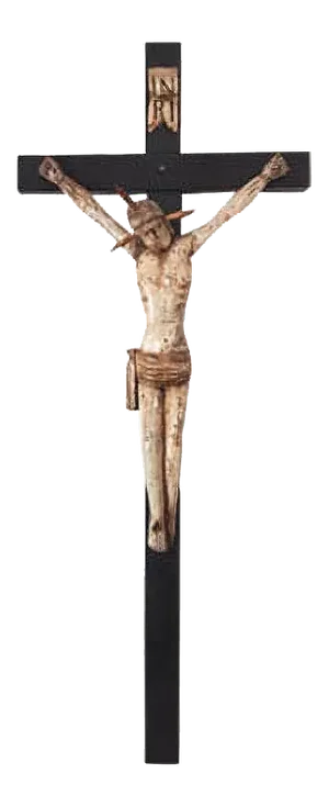 Late 19th Century Carved Crucifix
