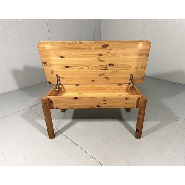 Pine Bench with Storage from Korup Stolefabrik, Denmark, 1970s For Sale - Image 15 of 18