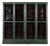 Large 19th Century English Mahogany Glazed Bookcase, 1890s For Sale