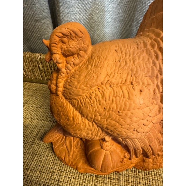 American Terracotta Turkey Vase For Sale - Image 3 of 4