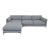 Cb2 District Modern Sectional With Chaise For Sale
