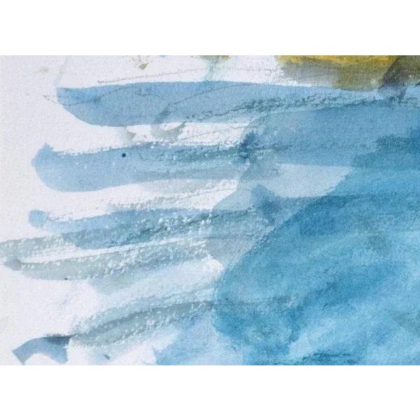 Late 20th Century "Villefond" Naturalistic Aquarelle Painting on Paper by Marcel Saint-Jean For Sale In New York - Image 6 of 11