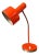 Mid-Century Modern Desk Lamp in Orange from Hustadt Leuchten For Sale