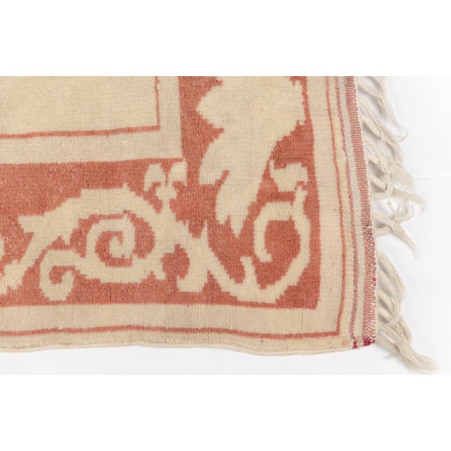 Textile Oushak Vintage Anatolian Antique Rug For Sale - Image 7 of 10