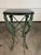 Victorian Vintage Praying Man Ornate Pedastal/Accent Table Metal and Base For Sale In Las Vegas - Image 6 of 10