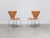 Wood Series 7 Chairs in Oak by Arne Jacobsen for Fritz Hansen, 1955, Set of 2 For Sale - Image 7 of 12
