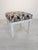 Wood Pouf with Ladder in Grey and Brown For Sale - Image 7 of 13