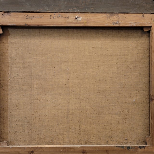 Francesc d'Assis Planas Doria, Catalan School, Setembre, 20th Century, Oil on Canvas, Framed For Sale - Image 14 of 16