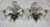 French Early 20th Century French Foliate Cut Crystal and Bronze Sconces, Set of 2 For Sale - Image 3 of 12