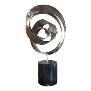 Late 20th Century Ribbon Sculpture For Sale