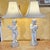 Vintage Hand-Painted Italian Figural Table Lamps, a Pair For Sale - Image 14 of 18