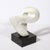Stone Mid-Century Modern Carrara Marble Abstract Sculpture For Sale - Image 7 of 11