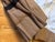 Taupe Set of 6 Custom Interlined Taupe Drapery Panels With Black Trim – 90” For Sale - Image 8 of 18