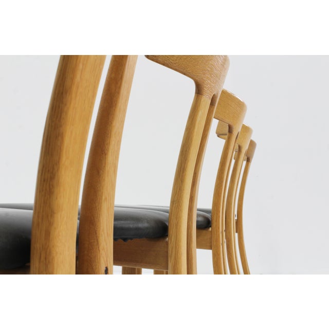 Vintage T-Shaped Dining Chairs, 1960s, Set of 6 For Sale - Image 4 of 13