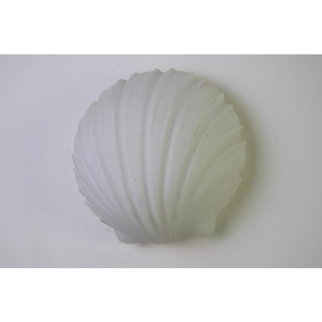 Opaline Glass Shell Wall Lamps from Glashütte Limburg, 1960s, Germany, Set of 2 For Sale - Image 10 of 12