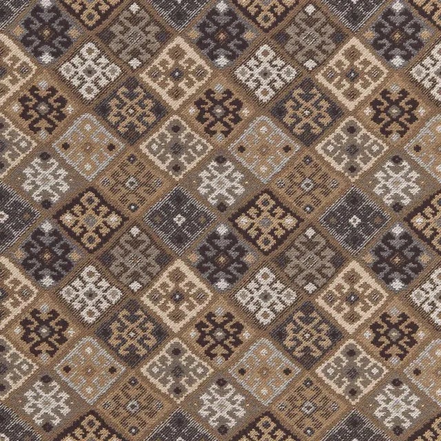 Contemporary Schumacher Kilim Weave Fabric in Buckskin For Sale - Image 3 of 3