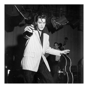 'Elvis Rehearsing for Milton Berle' Unframed Archival Pigment Print