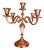 Baroque Candleholders in Brass, 1950s, Set of 5 For Sale