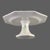 Mid 20th Century Vintage Ceramic Hand Painted Bamboo Pattern Made in Italy Pedestal Cake Stand For Sale - Image 5 of 8