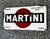Industrial Vintage Martini Sign in Iron For Sale - Image 3 of 6