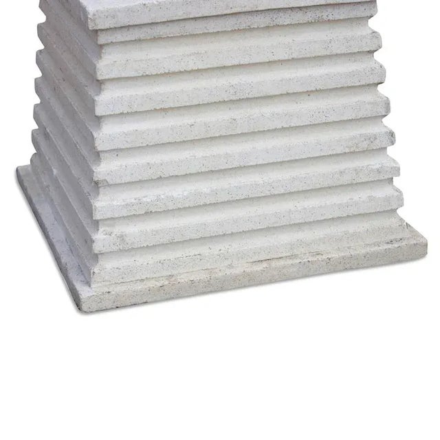 Sculpture Materials Monumental Midcentury Faux Elephant Tusks on Bases For Sale - Image 7 of 9