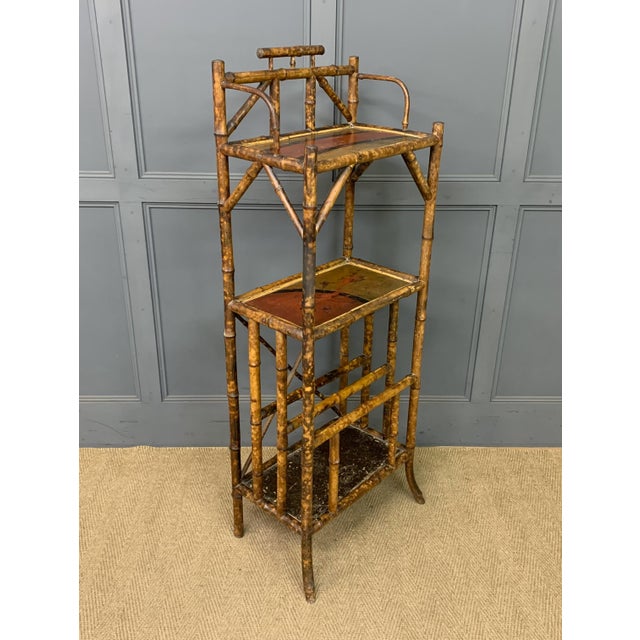 Victorian Bamboo Canterbury Whatnot, 1885 For Sale - Image 14 of 14