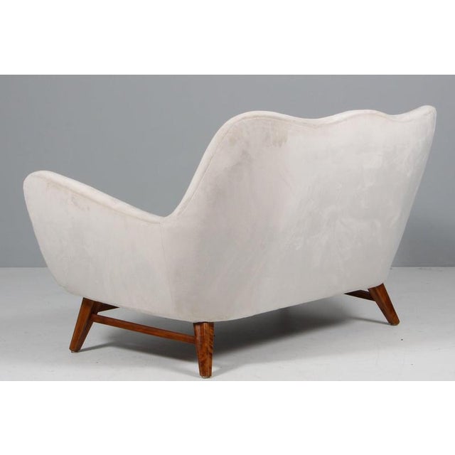 Textile Scandinavian Two Seater Sofa, 1950s For Sale - Image 7 of 8