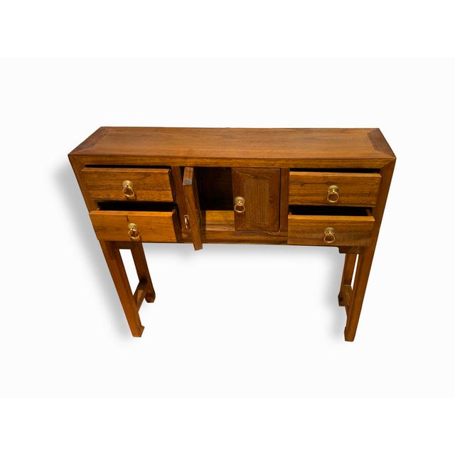 Beijing Asian Wooden Console Table | Chairish