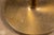 Metal Vintage Art Deco Brass Torchiere Floor Lamp With Inverted Pyramidal Shade For Sale - Image 7 of 7