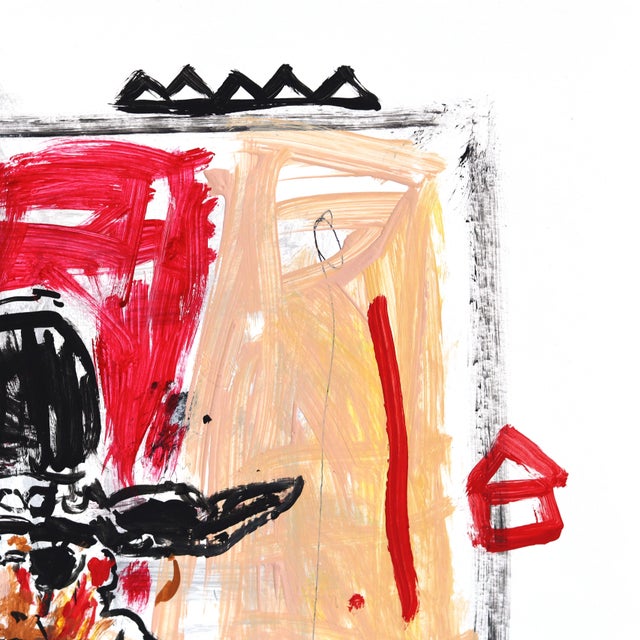 Cowboy in Disguise - Original Western Pop Street Art Acrylic Painting on Cardstock by Gary John For Sale - Image 4 of 6