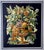 Rococo Painting Cutout Oil on Canvas Framed With Faux-Bamboo Wood -03 For Sale - Image 3 of 12