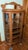 Antique Curved Glass Curio Cabinet For Sale - Image 9 of 11