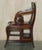 Restored Metamorphic Regency Armchair with Library Steps from Gillows Lancaster For Sale - Image 13 of 18