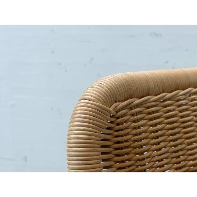 Cantilever Chair Set in Rattan and Chrome Frame by Anton Lorenz for Tecta, 1970s, Set of 6 For Sale - Image 15 of 17
