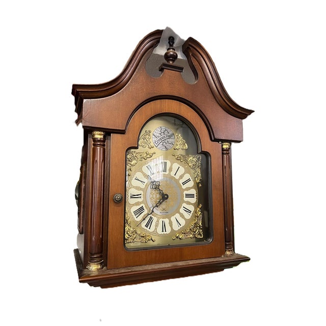 Vintage Tempus Fugit Pendulum Clock For Sale - Image 5 of 7