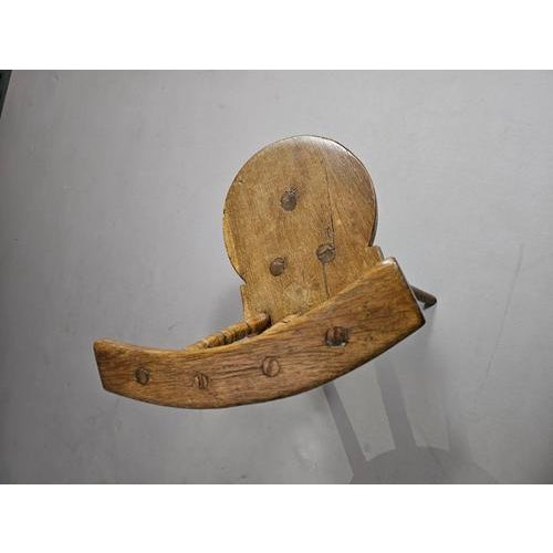 Vintage Farmers Tripod Chair For Sale - Image 3 of 18