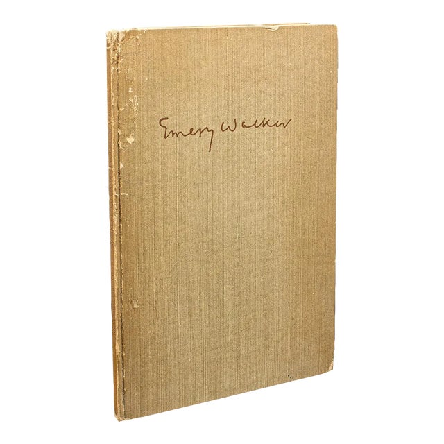 1950s Mid Century Vintage Biography, Sir Emery Walker, Danish, Limited Edition, English Language For Sale