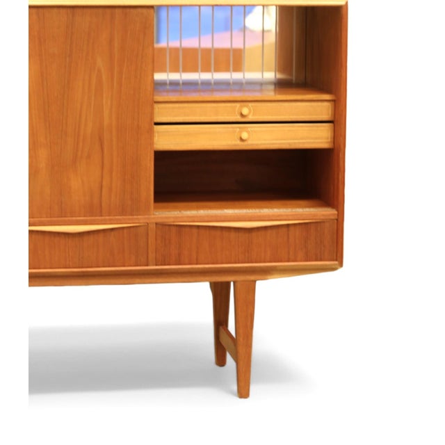 Vintage Teak Highboard by E.W. Bach for Sejling Stolfabrik, 1960s For Sale - Image 6 of 18