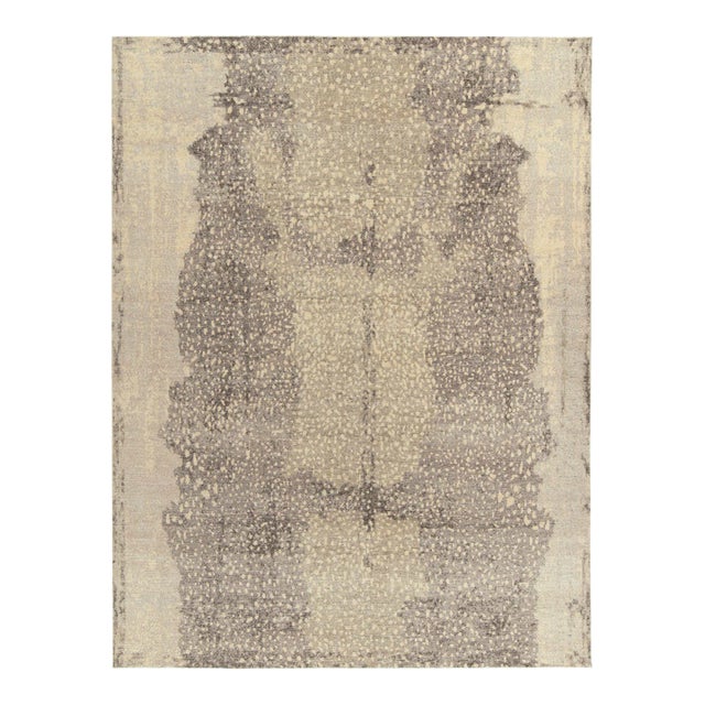Rug & Kilim’s Shades of Grey Animal Rug, 5x8 For Sale
