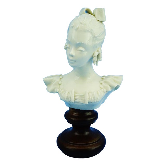 Tarcisio Tosin, Bust of a Lady, 20th Century, Porcelain For Sale