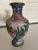 Vintage Japanese Cloisonné Brass and Enamel Vase. 8.5 inches tall and in very nice condition. Vibrant colors with lots of...