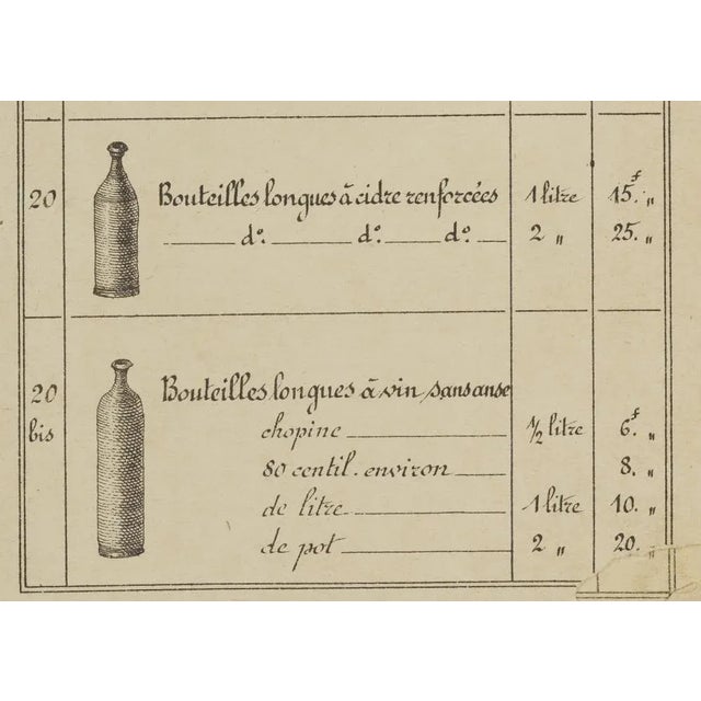 19th Century French Ger Norman Stoneware Bottle, Small Type 1 For Sale - Image 12 of 13