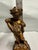 Gold Vintage Borghese Gold-Tone Cherub Statue on Black Base For Sale - Image 8 of 8