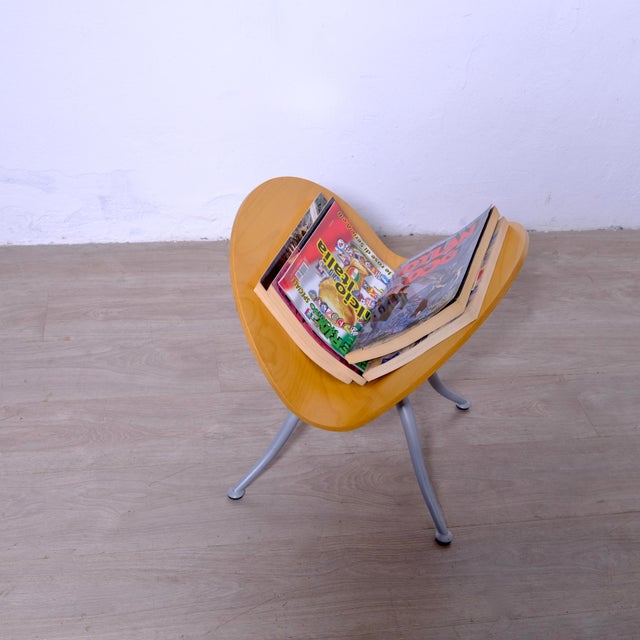 Vintage Italian Magazine Rack from Calligaris, 1990s For Sale - Image 3 of 13