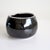 Signed Studio Pottery Lidded Ceramic Round Jar With Abstract Floral Finial in Monochromatic Black Glaze For Sale - Image 15 of 16