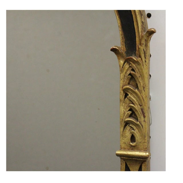 Hollywood Regency Vintage Hollywood Regency Style Decorative Wall Mirror For Sale - Image 3 of 4