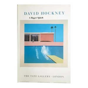 David Hockney, A Bigger Splash, The Tate Gallery, London Poster, 1985